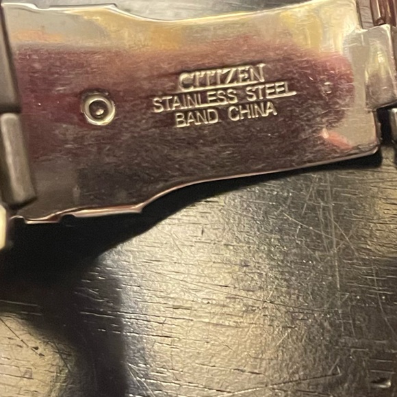 Citizen Silver Watch with Black Accents - Picture 3 of 5